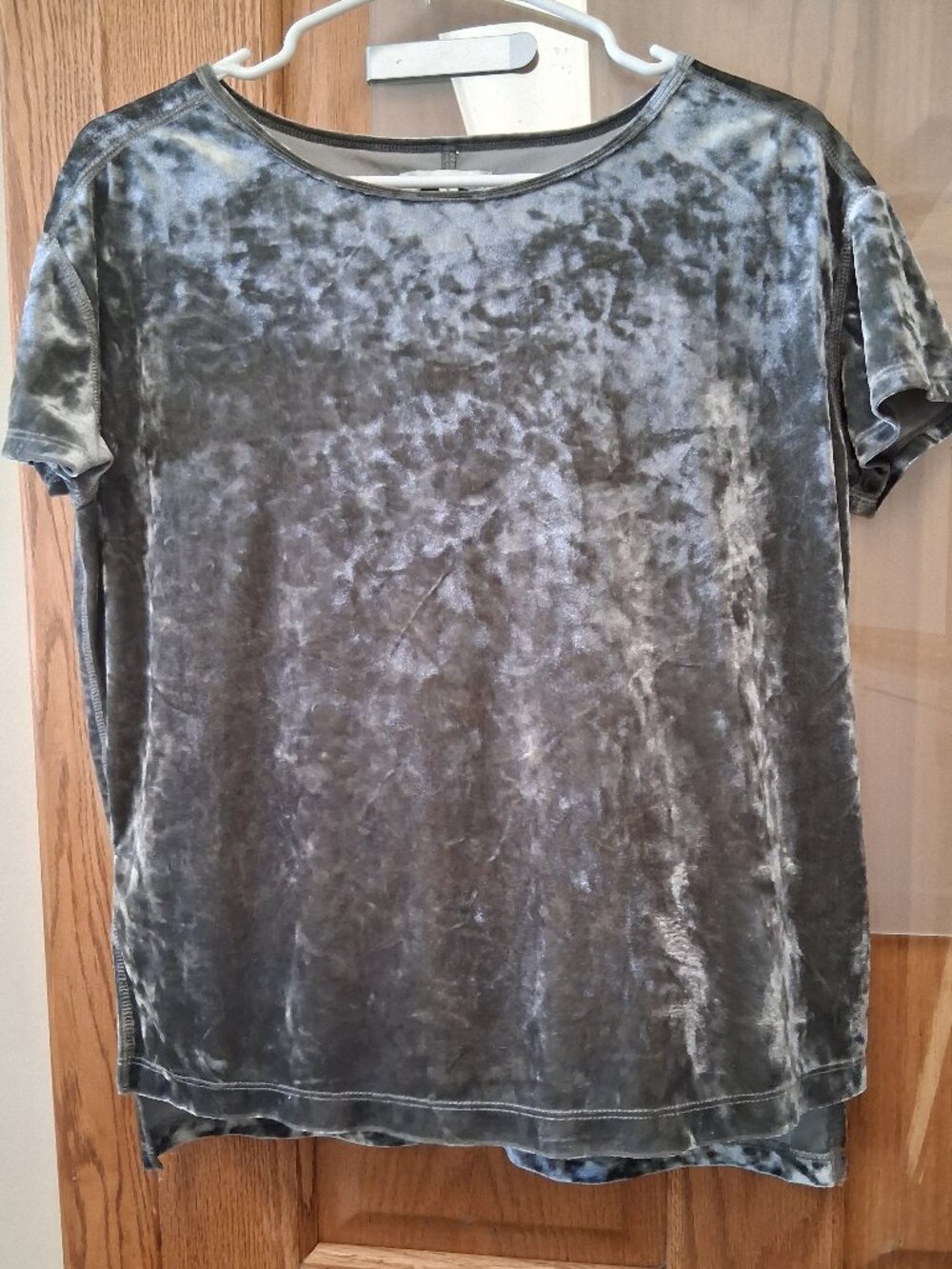 Rebecca Minkoff velvet short sleeve t